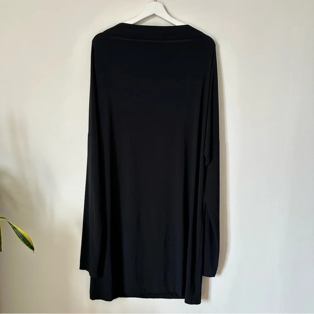 NWT Norma Kamali All In One Convertible Black Dress 6 Way Stretch XL